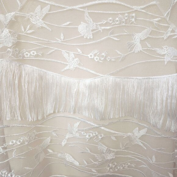 NWOT Elie Tahari Merino wool tulle sweater top, M - Picture 7 of 7